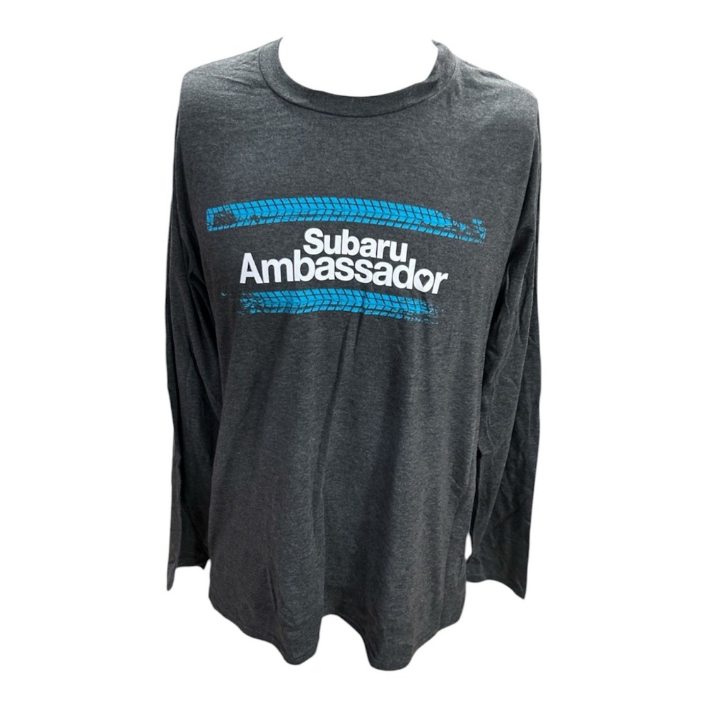 Subaru Ambassador mens Shirt large Long Sleeve Grey